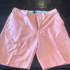 Izod Pink Flat Front Shorts Casual Style